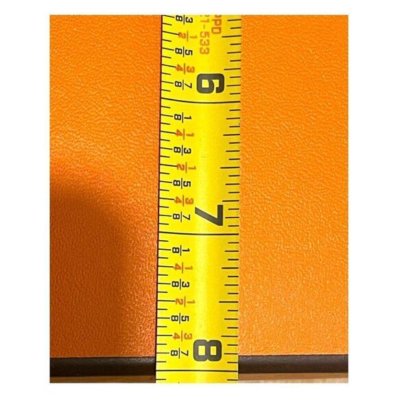 Authentic HERMES Paris Orange Empty Box 7”x8”x4” With Insert Removable Gift Set - Picture 6 of 8